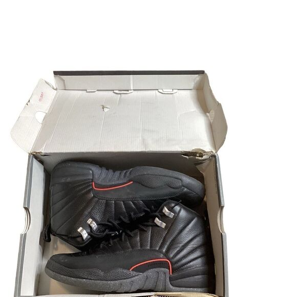air jordan 12 retro (gs) size male 7 youth , color black,bright crimson - Picture 8 of 8